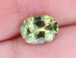 2.01ct BEAUTIFUL GREEN MONTANA SAPPHIRE OVAL