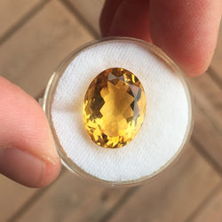 8.09 CT CEYLON CITRINE - Blaze-N-Gems