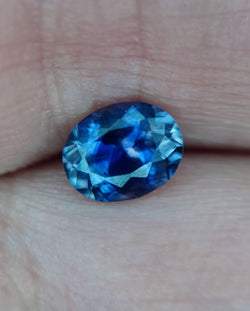 0.99ct HEATED DEEP BLUE OVAL MONTANA SAPPHIRE