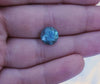 6.06ct LUSTROUS ROUND TEAL COLOR SHIFT MONTANA SAPPHIRE