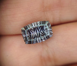 4.13ct FANTASY CUT COLOR CHANGE MONTANA SAPPHIRE