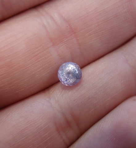 1.32ct PALE PINK WHITE ALL NATURAL MONTANA SAPPHIRE