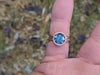 TEAL/OCEAN BLUE MONTANA SAPPHIRE RING SIZE 7.25 - Blaze-N-Gems