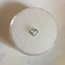 .35CTS. FROST GREEN SQUARE CUT MONTANA SAPPHIRE - Blaze-N-Gems