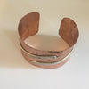COPPER AND SILVER CUFF CUSTOM MADE - Blaze-N-Gems