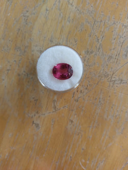 5.25ct RUBELLITE TOURMALINE OVAL - Blaze-N-Gems