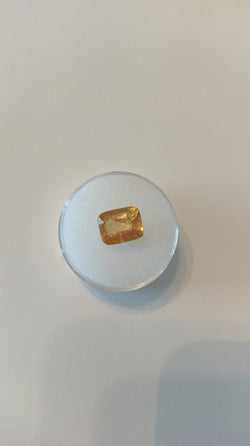 4.10ct MALI GARNET YELLOW/ORANGE EXCELLENT COLOR - Blaze-N-Gems