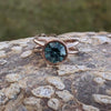 TEAL/OCEAN BLUE MONTANA SAPPHIRE RING SIZE 7.25 - Blaze-N-Gems