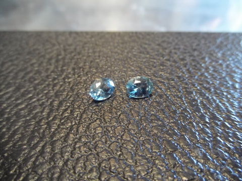 2.37tctw PAIR OF BEAUTIFUL BLUE MONTANA SAPPHIRE OVALS - Blaze-N-Gems