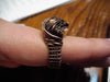 COPPER WRAPPED ELK TOOTH RING SIZE 8 - Blaze-N-Gems