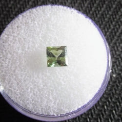 .69ct PRINCESS CUT GREEN MONTANA SAPPHIRE - Blaze-N-Gems