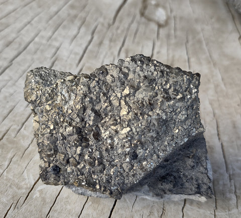 105.4 G PYRITE WITH GALENA ON DOLOMITE MATRIX