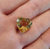 11 ct BEAUTIFUL GOLDEN CITRINE WITH CERTIFICATION FROM OLD COLLECTION
