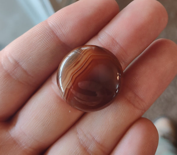 5.3 g BEAUTIFUL AGATE CABOCHON FRON ELDORADO BAR