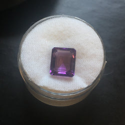 3.42 EMERALD CUT AMETHYST - Blaze-N-Gems