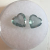 3.15 ct CUSTOM HEART UNTREATED MONTANA SAPPHIRE PAIR - Blaze-N-Gems