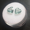 3.15 ct CUSTOM HEART UNTREATED MONTANA SAPPHIRE PAIR - Blaze-N-Gems