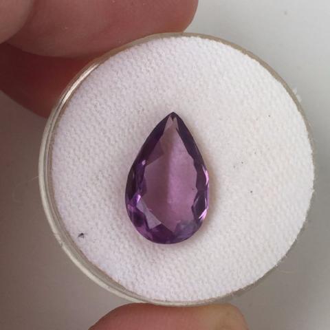 3.58 CT PEAR SHAPE AMETHYST - Blaze-N-Gems
