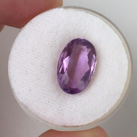 3.84 CT OVAL AMETHYST - Blaze-N-Gems