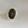 PETRIFIED WOOD FROM MONTANA IN STERLING SILVER RING. - Blaze-N-Gems