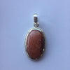 OVAL PINK MONTANA AGATE PENDANT - Blaze-N-Gems