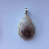 MONTANA AGATE PENDANT SET IN .925 SILVER - Blaze-N-Gems