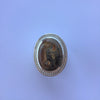 MONTANA AGATE RING SET IN .925 SILVER - Blaze-N-Gems