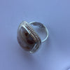 MONTANA AGATE RING SET IN .925 SILVER - Blaze-N-Gems