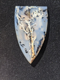 Montana moss agate cabachon - Blaze-N-Gems