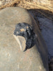 137.8 G. EJECTA MELT, FUSION CRUSTED LIMESTONE