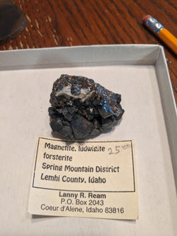 47.5g MAGNATITE, LUDWIGITE SPECIMEN