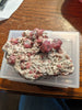258.7 G RASBERRY GARNET SPECIMEN ON RHYOLITE
