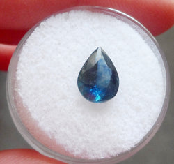 2.03 CTS. DEEP WATER BLUE COLOR PEAR SHAPE MONTANA SAPPHIRE - Blaze-N-Gems