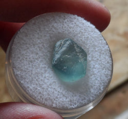5.83cts BEAUTIFUL BLUE/GREEN MONTANA SAPPHIRE CRYSTAL ROUGH - Blaze-N-Gems