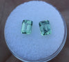 2.14 TCW VVS TEAL GREEN PAIR FIRE BALL LUSTER - Blaze-N-Gems