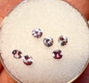 .85 TCTWT. 6 MATCHING PINK /PURPLE C/C SAPPHIRES 3MM. UNHEATED - Blaze-N-Gems