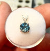 1.42ct SAPPHIRE PENDANT ROUND - Blaze-N-Gems