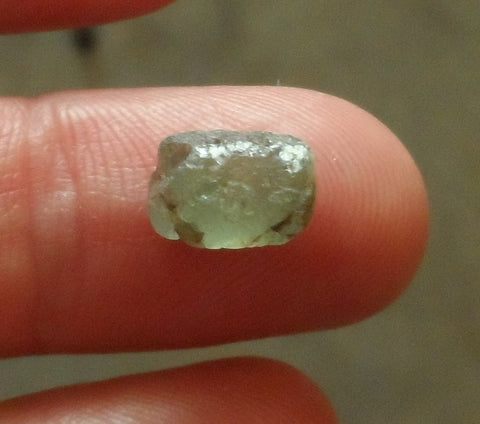 4.74cts. LEAF GREEN MONTANA SAPPHIRE ROUGH CRYSTAL SPECIMEN - Blaze-N-Gems