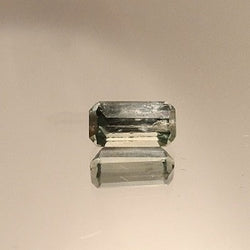 1.48CT PALE GREEN MT SAPPHIRE EMERALD CUT - Blaze-N-Gems