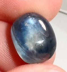 7.41 CT BIG SKY BLUE OVAL CAB - Blaze-N-Gems