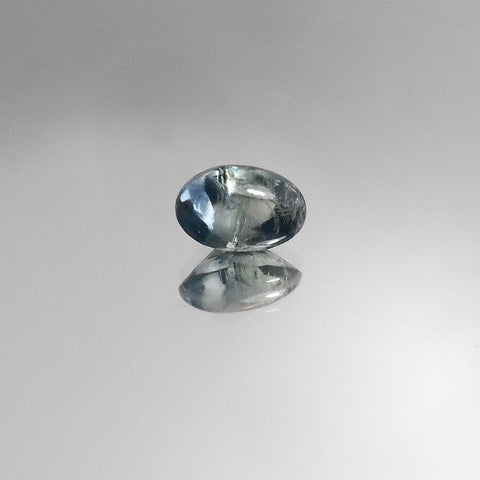 1.83 MEDIUM BLUE LAKE BUFF TOP FACET BOTTOM MT SAPPHIRE - Blaze-N-Gems