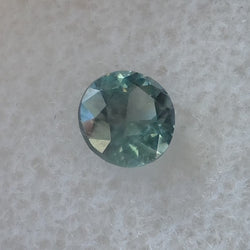 1.18 CTS. ROUND DIAMOND CUT MONTANA BLUE GREEN SAPPHIRE - Blaze-N-Gems