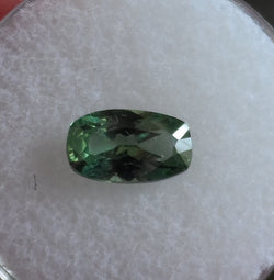 1.81CTS. BEAUTIFUL LEAF GREEN COLOR CUSHION CUT MONTANA SAPPHIRE - Blaze-N-Gems