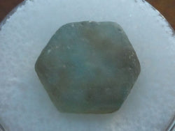 11.05 CTS. PERFECT SIX SIDED LIGHT LEAF GREEN MONTANA SAPPHIRE - Blaze-N-Gems