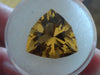 9.30 BEAUTIFUL GOLDEN YELLOW FANCY TRILLION CUT CEYLON CITRINE - Blaze-N-Gems
