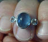 STAR SAPPHIRE RING, MONTANA SAPPHIRE CABOCHON 10 CT - Blaze-N-Gems