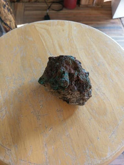 Silver, iron, Chrysocolla Ore Specimen - Blaze-N-Gems