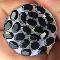 HEAT ENHANCED, "BLACK" MONTANA SAPPHIRE ACCENT STONES - Blaze-N-Gems