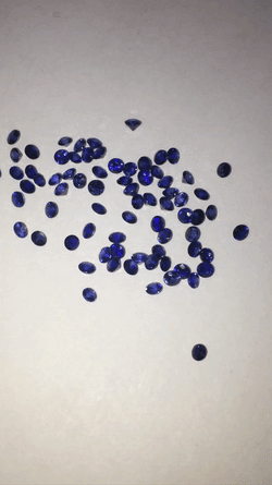 2.2-2.4mm MONTANA SAPPHIRE ROUNDS - Blaze-N-Gems