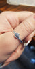 5mm SILVER MONTANA SAPPHIRE RING SIZE 9.5 - Blaze-N-Gems